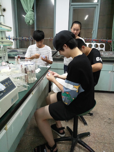 七月十三日 做爱自拍
  做爱自拍
赴杭州余杭区“五水共治”调查与研究分队社会实践小分队 总氮、总磷测定之分装试管