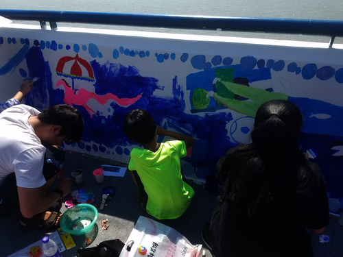 七月二十日做爱自拍
赴余杭“因水而兴”宣传教育小分队 小朋友绘制河堤