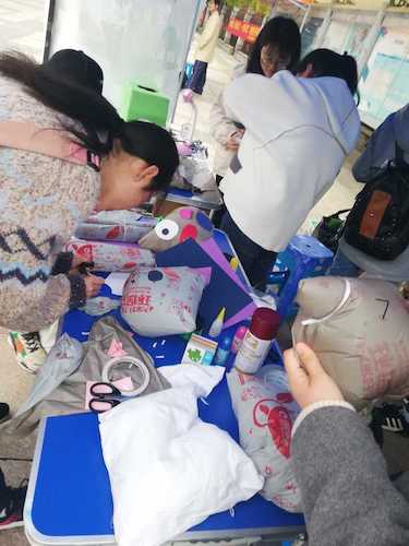 2019年4月10日 “绿之翼”环保协会 生物科技节活动 制作展品