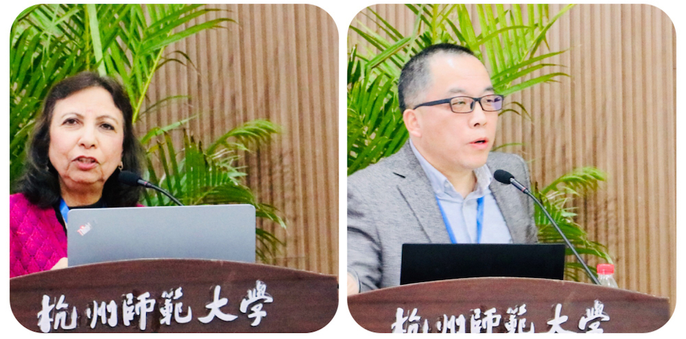 Rashmi Bansal教授、何成教授做报告