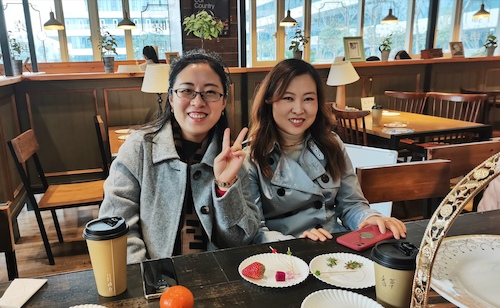 韩璐和朱杉老师