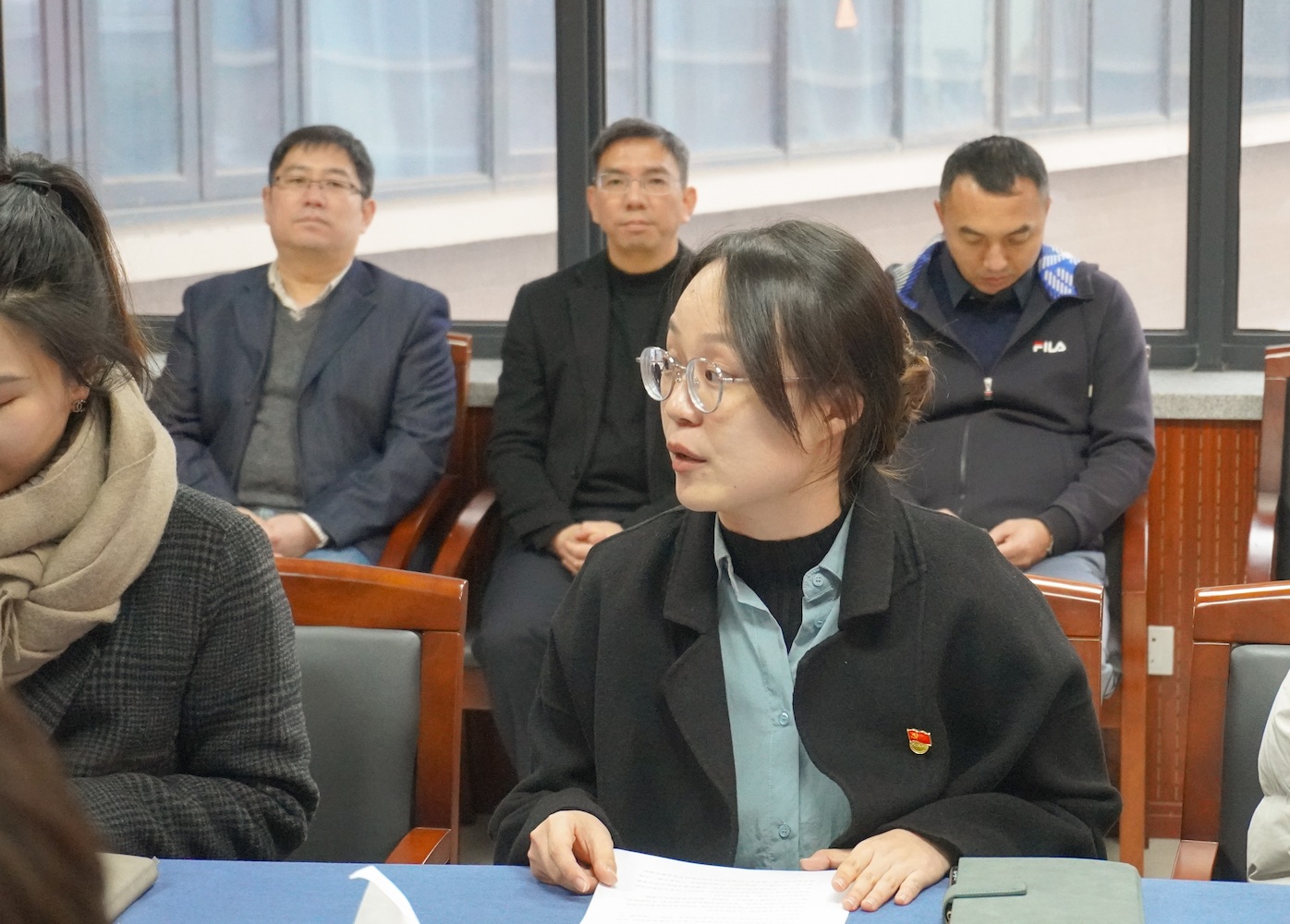 结对党支部汇报情况